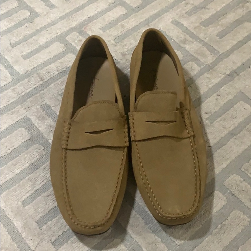 Toecap Suede Loafers